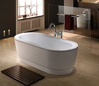 Die neue Kaldewei Classic Duo Oval Wide kann frei im Raum platziert werden Die neue Kaldewei Classic Duo Oval Wide kann frei im Raum platziert werden