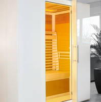 Die schicke Glasverkleidung gibt es für Saunalux Sauna- und Infrarotkabinen