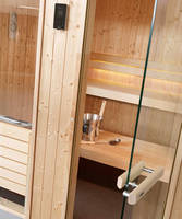 Evolve von Tylö: die traditionelle Sauna ist montagefertig und im Nu aufgebaut