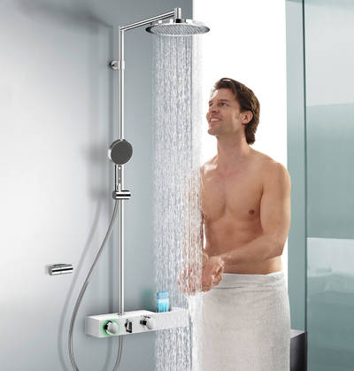 Die berührungslosen Hansa-Armaturen sorgen für mehr Hygiene im Bad und sparsamen Wasserverbrauch