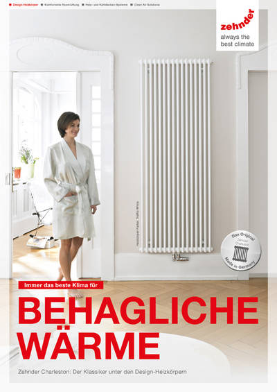 Die Broschüre erklärt kompakt alle Funktionen und Eigenschaften des Design-Heizkörpers und ist auch eine ideale Grundlage im Beratungsgespräch mit dem Fachhandwerker