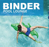 Mit dem Live-Event öffnet auch die virtuelle „BINDER Pool Lounge“ ihre Tore. Interessierte können sich hier auf unterhaltsame Weise über die Binder-Produktwelt informieren