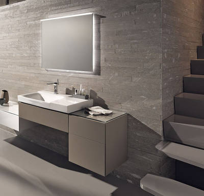 Die neue Design-Badserie „Xeno2“ von Keramag zeigt architektonisch klare Formen und bietet alles, was das moderne Bad braucht