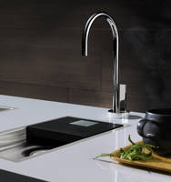 Der Water Dispenser liefert in der Hot & Cold Variante Heiß- und Kaltwasser, Abb. Serie Tara Ultra