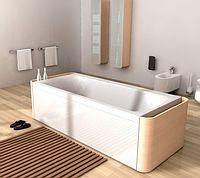 Die Moments-Badewanne bietet Stauraum Die Moments-Badewanne bietet Stauraum