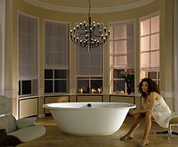 Die freistehende Ellipso Duo Oval setzt neue Akzente im exklusiven Luxusbad