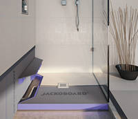 Das Duschelement kommt im praktischen Set und lässt sich leicht und ohne Ausgleichsestrich installieren