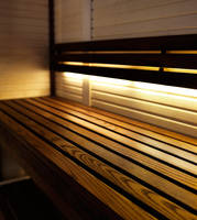 LEDs sorgen für "Stimmung" in der Impression Sauna von Tylö