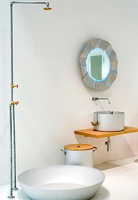 Auch die Dusche der Chef-Kollektion k�nnte zur Stil-Ikone im Bad avancieren