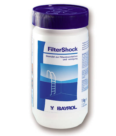 FilterShock „verbrennt“ Restschmutz im Sandfilter und tötet Bakterien ab