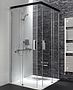 HÜPPE Design pure mit großzügigem Eckeinstieg und bodengleicher Duschfläche HÜPPE EasyStep HÜPPE Design pure mit großzügigem Eckeinstieg und bodengleicher Duschfläche HÜPPE EasyStep