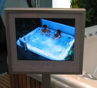 Der Edelstahl-Bildschirm kann an jedem Hotspring-Whirlpool montiert werden