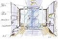 Bodengleiche Duschrinnen em�glichen architektonisch reizvolle Badl�sungen
