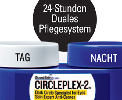 Goodskin Labs Circleplex-2 deckt dunkle Augenschatten ab und lässt sie langfristig verschwinden. Ab Juli exklusiv bei Douglas