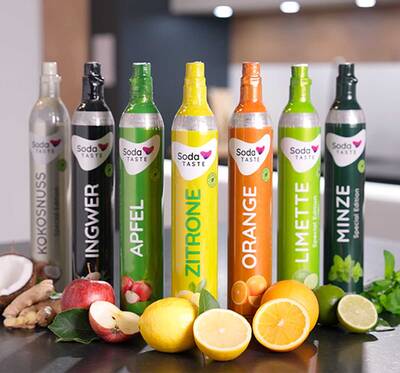 „Wer trotz Leitungswassers nicht auf Sprudel verzichten will, kann diesen ganz einfach mit den SodaTASTE CO2-Zylindern auf Knopfdruck hinzufügen