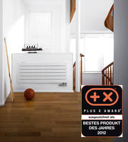 Gleich mehrfach mit dem Plus X Award ausgezeichnet: Design Heizkörper Zehnder Nova Neo mit hohem Strahlungswärmeanteil