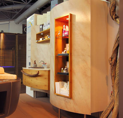 Gretsch Inspirationen in Holz zeigt neue Möglichkeiten der Organisation im Vorbereitungs- und Anwendungsbereich von Spas