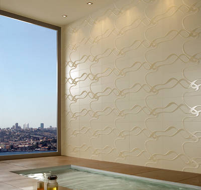 Melrose Illusion beeindruckt durch großformatiges Relief Ton in Ton