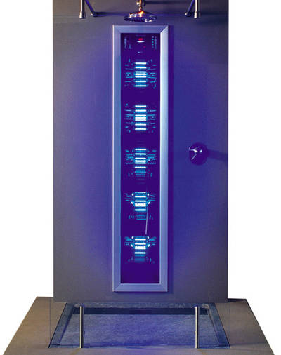 Das SunShower Panel läßt sich in praktische jede Dusche einbauen