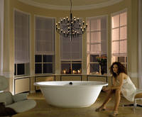 Die freistehende Ellipso Duo Oval setzt neue Akzente im exklusiven Luxusbad