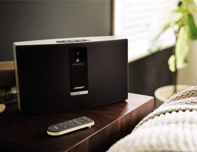 Mit den SoundTouch Systems von Bose ist Wi-Fi Musik noch einfacher und klangvoller  hörbar – für jeden Bedarf, jeden Raum und jeden Anwender