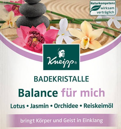 Kneipp Badekristalle verwöhnen zusätzlich beim Bad in der Wanne
