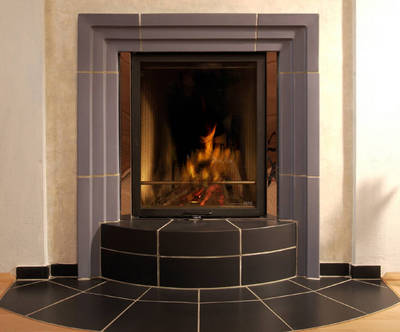 Ein Highlight im Ruheraum - der Hilpert Gaskamin