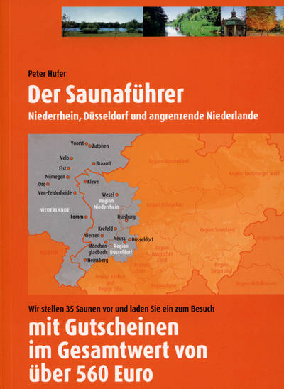 Bereits für 12 Regionen liegt der Saunaführer vor - jedes Buch mit Gutscheinen ausgestattet