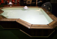 Das Holz für einen Yellow Pine Pool ist enorm haltbar