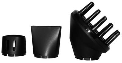 Die drei Düsen lassen sich denkbar einfach wechseln