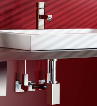 Auch Design-Eckventile lassen sich genauso einfach auf "Wassersparmodus" einstellen