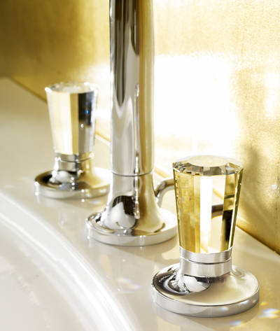 Feiner Retro-Look auch bei den Armaturen von Villeroy und Boch