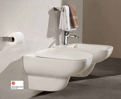 Schlank und komfortabel zeigt sich das Joyce WC mit innovativem SlimSeat