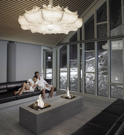 Puristisch und überaus entspannend - die Relaxearea