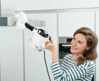 Dampfreiniger und -sauger benötigen nur Strom und Wasser und sind damit unabhängig von der Verfügbarkeit von Desinfektionsmittel fast unbegrenzt lange einsetzbar