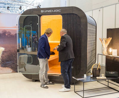 Suncube Saunen bestehen aus hochwertigen und widerstandsfähigen Materialien