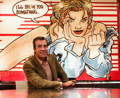 Rick Mulligan läßt Bad-Träume wahr werden; getreu seinem Leitsatz: "Mehr Farbe, Fröhlichkeit und Emotion!"