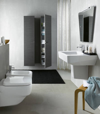 WC und Bidet sind komfortabel und pflegeleicht