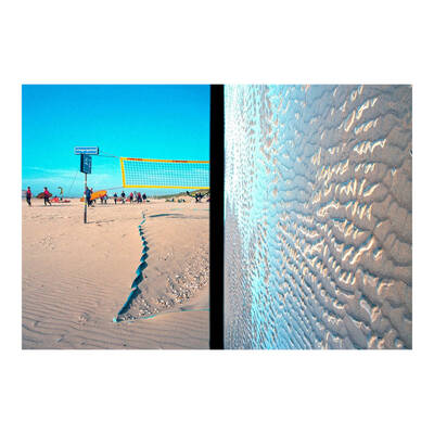 Bei seiner Musik lässt Ric Sattler viele analoge Elemente mit einfließen; dazu passt seine Halbformat-Fotografie, bei der mit jedem Foto immer nur die Hälfte eines normalen 35mm Negativs belichtet wird