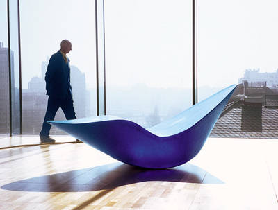 Die AlphaLiege wurde vom Wiener Künstler und Wahrnehmungsforscher sha entwickelt