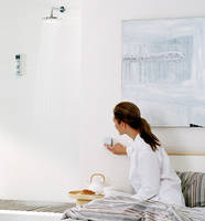Die Dusche kann von überall in der Wohnung gestartet werden