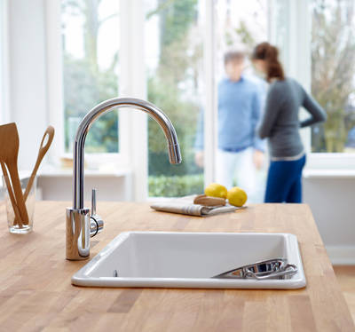 Grohe Concetto gibt es auch für Küchenspülen