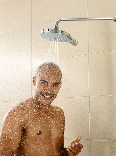 Individuelles Duscherlebnis mit Grohe Power&Soul: Bis auf Form und Farbe kann alles täglich neu entschieden werden