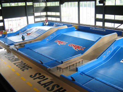 Drei Surfbecken stehen zur Verfügung