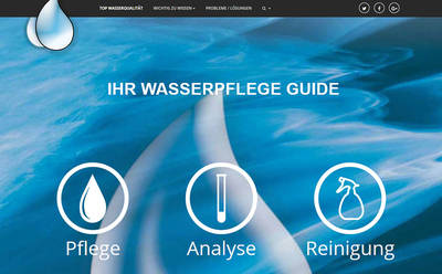 dinotec Wasserpflge-Guide online: Jede Menge Tipps, Tricks und schnelle Problemösung  - gerne auch direkt vom Beckenrand aus via Smartphone oder Tablet