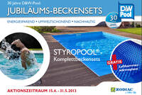 Jetzt schön günstiger ins Poolvergnügen starten, und zwar mit den Jubiläums-Angeboten von D&W-Pool