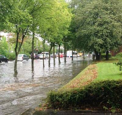 Unter dem Motto „Klimawandel – Trockenheit und Starkregen im urbanen Raum“ stehen die Wassertage 2023. (Foto: FH Münster/Anne Holtkötter)