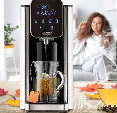 Der HW 666 Inox liefert ruckzuck heißes Wasser und spart bis zu 50 % Energie im Vergleich zu herkömmlichen Wasserkochern