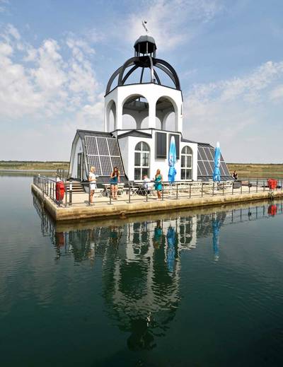 Störmthaler See - Schwimmende Kulturinsel VINETA