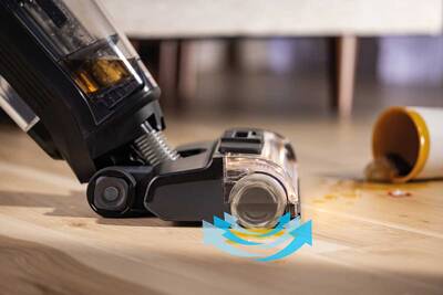 Der kabelloser Multi-Oberflächen-Reiniger bietet innovatives Hydro-Schrubben mit...